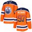 Adidas Edmonton Oilers #97 Connor McDavid Orange Home Authentic Drift Fashion Stitched NHL Jersey