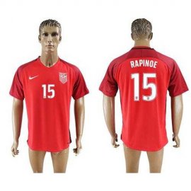 USA #15 Rapinoe Away Soccer Country Jersey