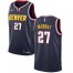 Mens Nike Denver Nuggets #27 Jamal Murray Navy NBA Swingman Icon Edition Jersey