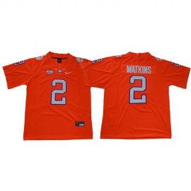 Tigers #2 Sammy Watkins Orange Limited Stitched College Jersey