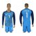 Spain #1 Casillas Blue Goalkeeper Long Sleeves Soccer Country Jersey