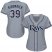 Tampa Bay Rays #39 Kevin Kiermaier Grey Road Womens Stitched MLB Jersey