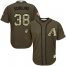Arizona Diamondbacks #38 Curt Schilling Green Salute to Service Stitched Youth MLB Jersey