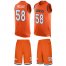 Nike Denver Broncos #58 Von Miller Orange Team Color Mens Stitched NFL Limited Tank Top Suit Jersey