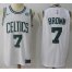 Nike Boston Celtics #7 Jaylen Brown White Stitched NBA Swingman Jersey