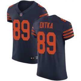 Nike Chicago Bears #89 Mike Ditka Navy Blue Alternate Mens Stitched NFL Vapor Untouchable Elite Jersey