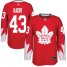 Adidas Toronto Maple Leafs #43 Nazem Kadri Red Team Canada Authentic Stitched Youth NHL Jersey