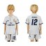 Real Madrid #12 Marcelo White Home Kid Soccer Club Jersey
