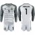 Argentina #1 Caballero Grey Long Sleeves Goalkeeper Soccer Country Jersey