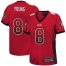 Nike San Francisco 49ers #8 Steve Young Red Team Color Womens Stitched NFL Elite Drift Fashion Jersey