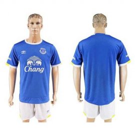 Everton Blank Home Soccer Club Jersey