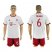 Bayern Munchen #6 Thiago White Soccer Club Jersey