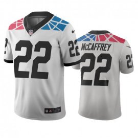 Carolina Carolina Panthers #22 Christian Mccaffrey White Vapor Limited City Edition NFL Jersey