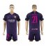 Barcelona #21 Gomes Away Soccer Club Jersey
