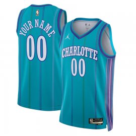 Charlotte Hornets Jordan Brand Unisex 2023/24 Custom Swingman Jersey – Classic Edition – Teal