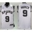 Revolution 30 San Antonio Spurs 9 Parker White Swingman Jersey Cheap
