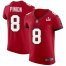 Tampa Bay Buccaneers #8 Bradley Pinion Mens Super Bowl LV Bound Nike Red Vapor Elite Jersey