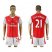 Arsenal #21 Chambers Home Soccer Club Jersey