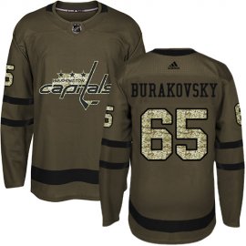 Adidas Washington Capitals #65 Andre Burakovsky Green Salute to Service Stitched NHL Jersey