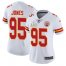 Nike Kansas City Chiefs #95 Chris Jones White Womens Super Bowl LV Bound Stitched NFL Vapor Untouchable Limited Jersey