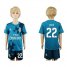 Real Madrid #22 Isco Sec Away Kid Soccer Club Jersey