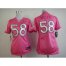Nike Denver Broncos #58 Von Miller Pink Womens Be Luvd Stitched NFL Elite Jersey