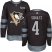 Adidas Pittsburgh Penguins #4 Justin Schultz Black 1917-2017 100th Anniversary Stitched NHL Jersey