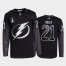 Adidas Tampa Bay Lightning #21 Brayden Point Mens 2022 Stanley Cup Final Patch Alternate Authentic NHL Jersey – Black Mens