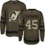 Adidas New Jersey Devils #45 Sami Vatanen Green Salute to Service Stitched NHL Jersey