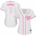 Washington Nationals #7 Trea Turner White/Pink Fashion Womens Stitched MLB Jersey