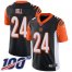 Nike Cincinnati Bengals #24 Vonn Bell Black Team Color Youth Stitched NFL 100th Season Vapor Untouchable Limited Jersey