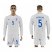 England #5 SMALLING Goalkeeper Home 2018 FIFA World Cup Long Sleeve Soccer Jersey