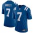 Indianapolis Colts #7 Jacoby Brissett Mens Nike Royal 2020 Vapor Limited Jersey