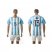 Argentina #13 Funes Home Soccer Country Jersey