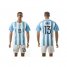 Argentina #13 Funes Home Soccer Country Jersey