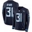 Nike Tennessee Titans #31 Kevin Byard Navy Blue Team Color Mens Stitched NFL Limited Therma Long Sleeve Jersey