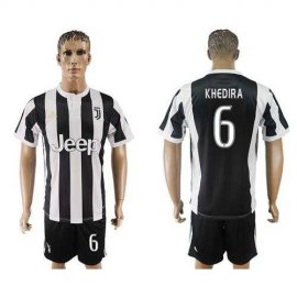Juventus #6 Khedira Home Soccer Club Jersey