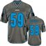 Nike Carolina Panthers #59 Luke Kuechly Grey Mens Stitched NFL Elite Vapor Jersey