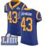 Nike Los Angeles Rams #43 John Johnson Royal Blue Alternate Super Bowl LIII Bound Mens Stitched NFL Vapor Untouchable Elite Jersey