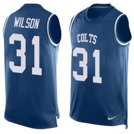 Nike Indianapolis Colts #31 Quincy Wilson Royal Blue Team Color Mens Stitched NFL Limited Tank Top Jersey
