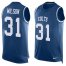 Nike Indianapolis Colts #31 Quincy Wilson Royal Blue Team Color Mens Stitched NFL Limited Tank Top Jersey