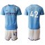 Manchester City #42 Toure Yaya Home Soccer Club Jersey
