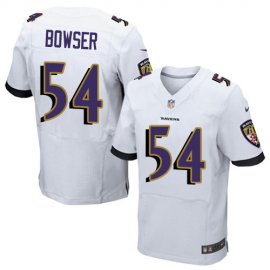 Nike Baltimore Ravens #54 Tyus Bowser White Mens Stitched NFL New Elite Jersey