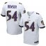 Nike Baltimore Ravens #54 Tyus Bowser White Mens Stitched NFL New Elite Jersey
