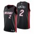 Nike Miami Heat #2 Gabe Vincent Black Mens 2021-22 NBA 75th Anniversary Diamond Swingman Jersey – Icon Edition Mens