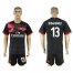 AC Milan #13 Romagnoli Away Soccer Club Jersey