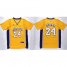 Lakers #24 Kobe Bryant Gold Short Sleeve Stitched NBA Jersey