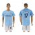 Manchester City #17 De Bruyne Home Soccer Club Jersey