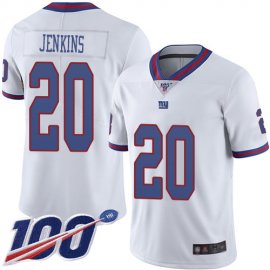 Nike New York Giants #20 Janoris Jenkins White Mens Stitched NFL Limited Rush 100th Season Jersey