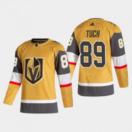 Vegas Golden Knights #89 Alex Tuch Mens Adidas 2020-21 Authentic Player Alternate Stitched NHL Jersey Gold